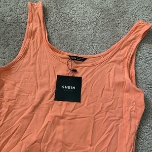 Orange Basic Top